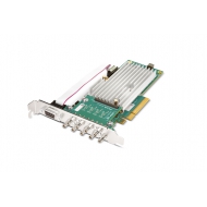 AJA 8-LANE PCIE 2.0 CARD 8-IN/8-OUT, FANLESS VERSION