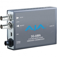 AJA 3G/HD/SD 4 CHANNEL ANALOG AUDIO EMBEDDER/DISEMBEDDER