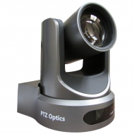PTZOptics 12X-NDI Grey - 12X Optical Zoom - NDI, 3G-SDI, HDMI, CVBS, IP Streaming - 1920 x 1080p - 72.5 degree field of view