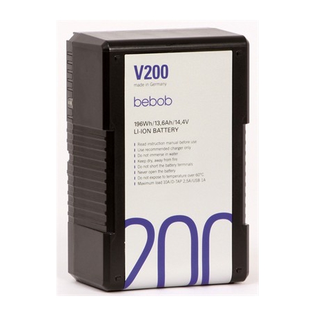 Bebob V200 - V-Mount Li-ion Snap-on Battery 14.4V/13.6Ah