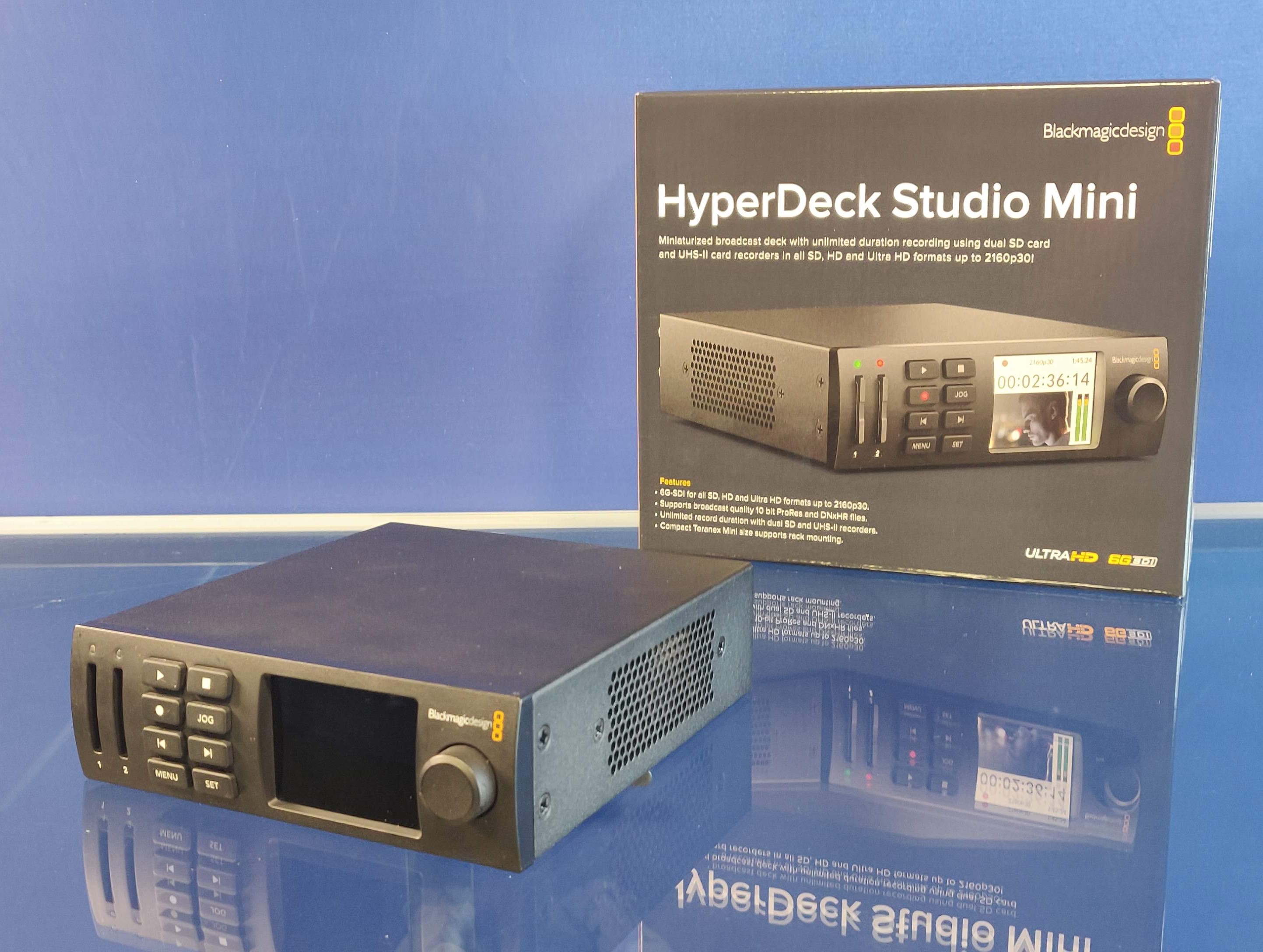 BLACKMAGIC DESIGN HYPERDECK STUDIO MINI ULTRA-HD/HD/SD SD card recorder