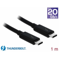 DELOCK - Thunderbolt 3 (20 Gb/s) USB-C cable M-M passive 1.0m 5A