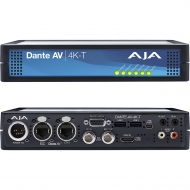 AJA DANTE-AV-4K-R - Dante AV Ultra receiver to 12G-SDI/HDMI video with embedded audio