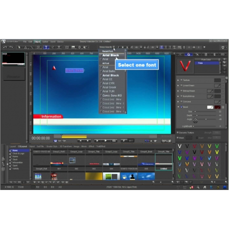 Datavideo CG-500 SD/HD Advanced Timeline based CG for live/post production