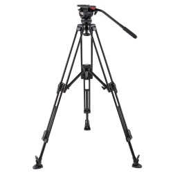 CAMGEAR DV 6P ALMLS75 - Video Tripod Kit Aluminium with Mid Spreader