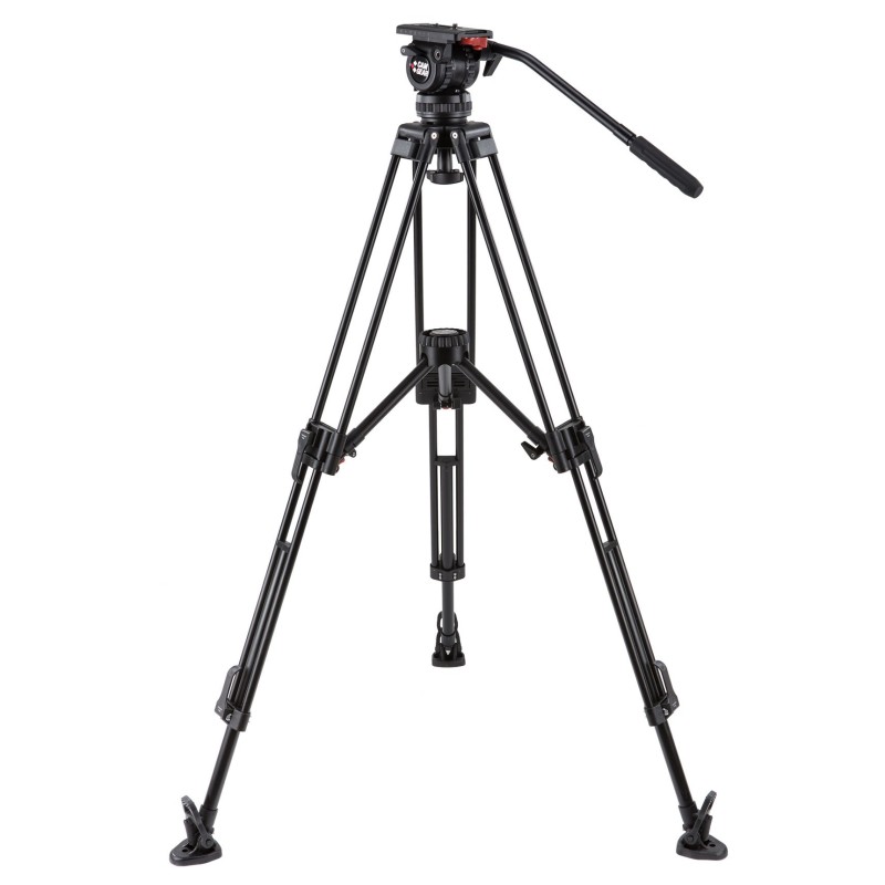 CAMGEAR DV 6P ALMLS75 - Video Tripod Kit Aluminium with Mid Spreader