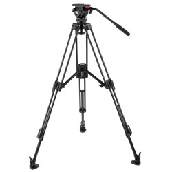 CAMGEAR DV6P CF MLS75 - Video Tripod Kit carbon fibre with Mid Spreader