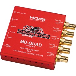 DECIMATOR DESIGN - MD-QUAD MINIATURE (3G/HD/SD)-SDI MultiViewer