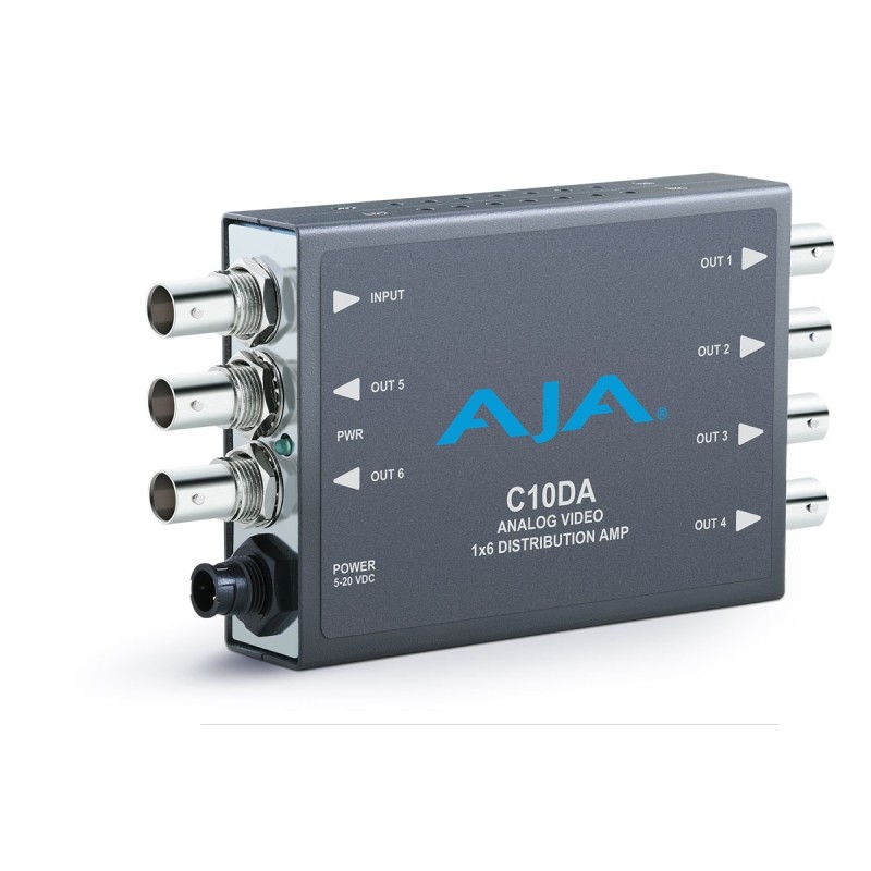 AJA ANALOG VIDEO 1X6 DISTRIBUTION AMPLIFIER