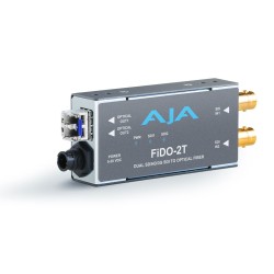 AJA DUAL CHANNEL SD/HD/3G SDI TO OPTICAL FIBER WITH LOOPING SDI OUTPUT