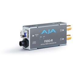 AJA SINGLE CHANNEL OPTICAL FIBER TO SD/HD/3G SDI WITH DUAL OUTPUTS