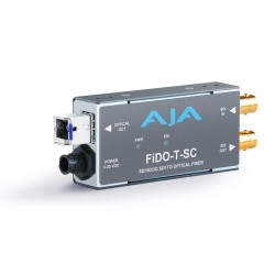 AJA SINGLE CHANNEL SD/HD/3G SDI TO OPTICAL FIBER (SC-CONNECTOR) WITH LOOPING SDI OUTPUT