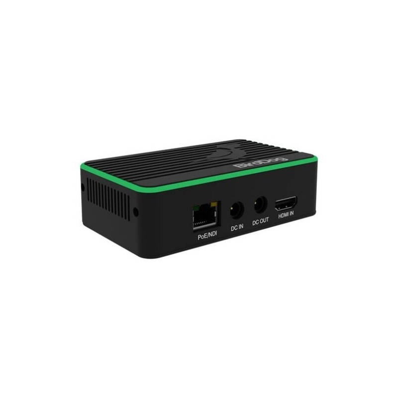 BirdDog Flex 4K IN. 4K Full NDI Encoder with Tally, Comms, PTZ Control, PoE+, and DC Power Output.