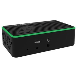 BirdDog Flex 4K OUT. BirdDog Flex 4K IN. 4K Full NDI Decoder with Tally, Comms, PTZ Control, and PoE.