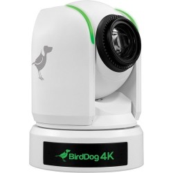 BirdDog P4K White. 4K 10-Bit Full NDI PTZ with 1" Sony Sensor.