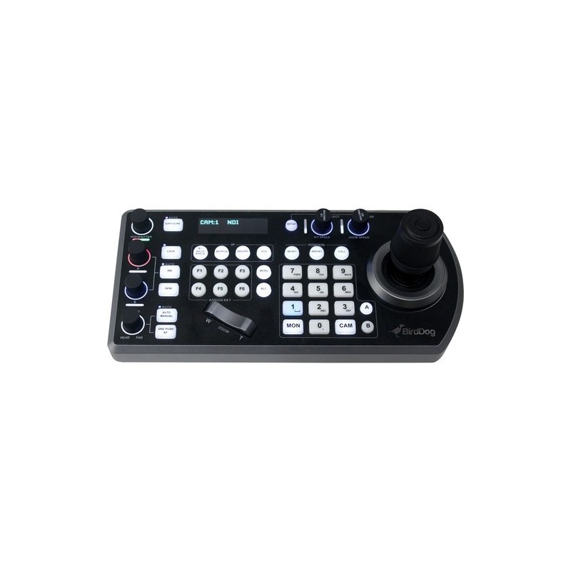 BirdDog PTZ Keyboard controller w/NDI, VISCA, RS-232 & RS422, BirdDog Comms compatible