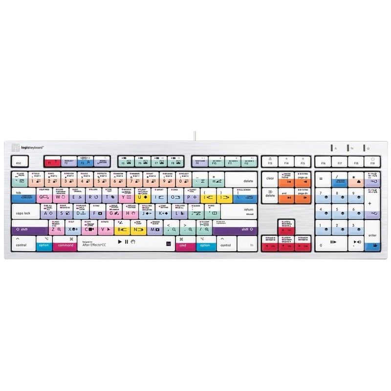 LOGICKEYBOARD - AFTER EFFECTS CC - MAC ALBA TOETSENBORD