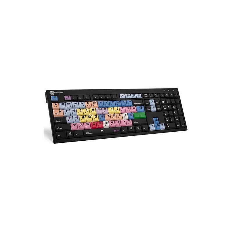 LOGICKEYBOARD - AVID MEDIA COMPOSER - PC NERO SLIMLINE KEYBOARD