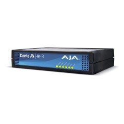 AJA DANTE-AV-4K-R - Dante AV Ultra receiver to 12G-SDI/HDMI video with embedded audio