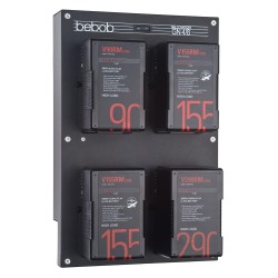 BEBOB VGN4 - 4-Channel V-Mount Wall-Mount Simultaneous 16,8V Li-Ion Charger