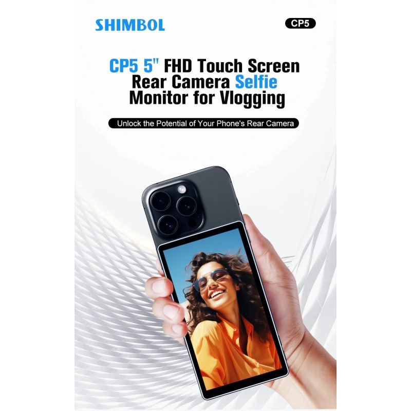 SHIMBOL CP5 - Wireless selfie monitor for smartphones