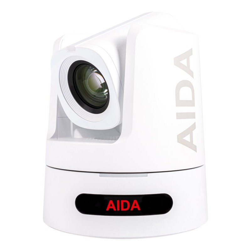 AIDA PTZ4K12G-FNDI-X30W Broadcast/Conference 4K High-Bandwidth NDI® 12G-SDI 30X Zoom PTZ Camera (White)