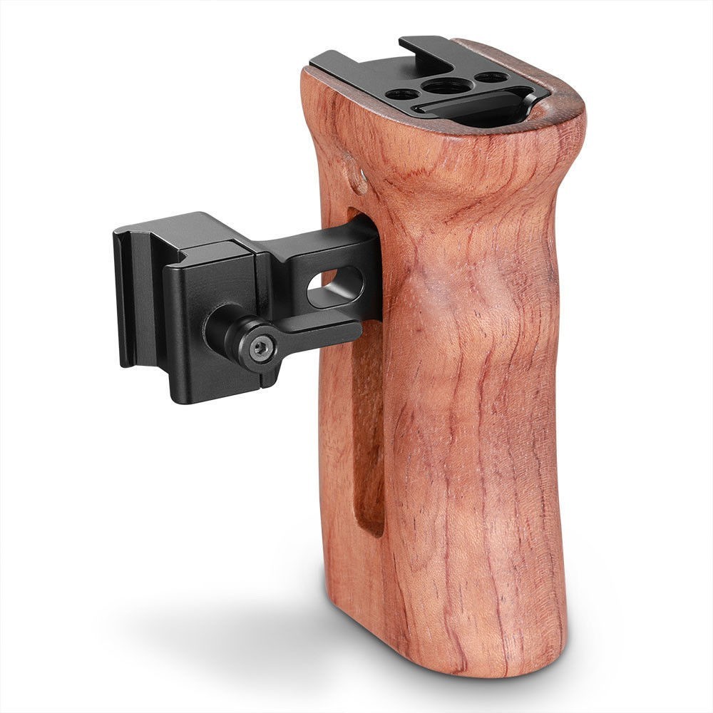 SMALLRIG 2187B - Wooden NATO Side Handle (OPRUIMING)